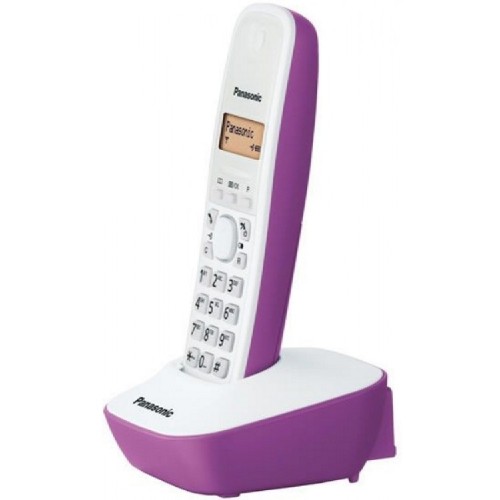 CORDLESS PHONES PANASONIC KX-TG1611 GRF/JTF WHITE/PURPLE